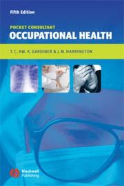 Cover of: Pocket Consultant: Occupational Health (Pocket Consultant)
