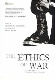 Cover of: Ethics of War: Classic and Contemporary Readings