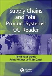 Cover of: Supply chains and total product systems | 