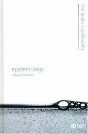 Cover of: Epistemology by Richard A. Fumerton