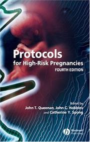 Cover of: Protocols for High-Risk Pregnancies