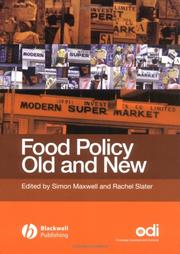 Cover of: Food Policy Old and New by Rachel Slater