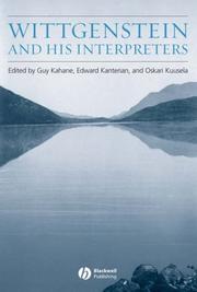 Cover of: Wittgenstein and His Interpreters | Edward Kanterian