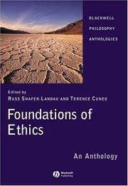 Cover of: Foundations of Ethics: An Anthology (Blackwell Philosophy Anthologies)
