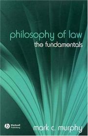 Cover of: Philosophy of law: the fundamentals