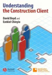 Cover of: Understanding the Construction Client