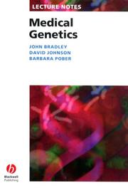 Cover of: Lecture Notes: Medical Genetics (Lecture Notes)