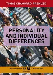 Cover of: Personality and Individual Differences (Bps Textbooks in Psychology) by Tomas Chamorro-Premuzic