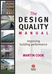 Cover of: The Design Quality Manual: Improving Building Performance