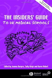 Cover of: The Insiders' Guide to UK Medical Schools 2005/2006: The Alternative Prospectus Compiled by the BMA Medical Students Committee