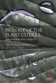 Cover of: Biology of the plant cuticle