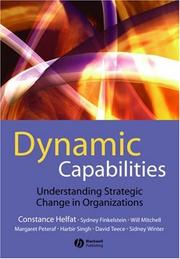 DYNAMIC CAPABILITIES: UNDERSTANDING STRATEGIC CHANGE IN ORGANIZATIONS; CONSTANCE E. HELFAT...ET AL cover