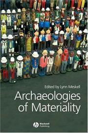 Cover of: Archaeologies of materiality