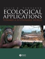 Cover of: Ecological Applications | Colin Townsend