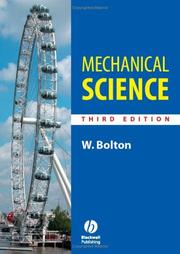 Cover of: Mechanical science by W. Bolton