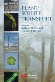 Cover of: Plant Solute Transport by 
