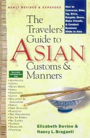 Cover of: The travelers' guide to Asian customs & manners by Elizabeth Devine