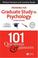 Cover of: Preparing for Graduate Study in Psychology