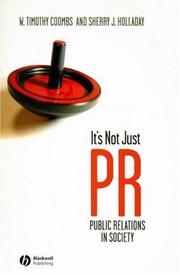 Cover of: It's Not Just PR: Public Relations and Society