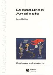 Cover of: Discourse Analysis (Introducing Linguistics)