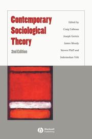 Cover of: Contemporary Sociological Theory