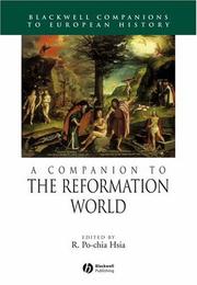 Cover of: A Companion to the Reformation World (Blackwell Companions to European History) by R. Po-chia Hsia