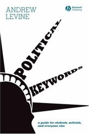 Cover of: Political Keywords | Andrew Levine