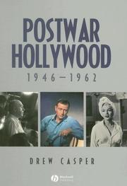 Cover of: Post-War Hollywood Cinema 1946-1962