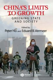 Cover of: Chinas Limits to Growth: Greening State and Society (Development and Change Books)