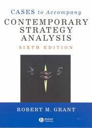 Cover of: Cases to Accompany Contemporary Strategy Analysis