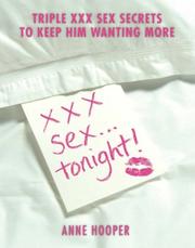 Cover of: XXX Sex... Tonight