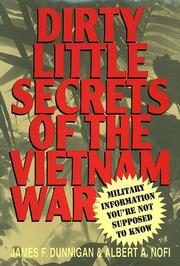 Cover of: Dirty little secrets of the Vietnam War by James F. Dunnigan