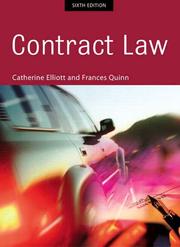 Cover of: Contract law