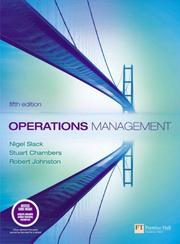 Cover of: Operations Management with Companion Website with GradeTracker Student Access Card (5th Edition)