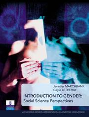 Cover of: Introduction to Gender: Social Science Perspectives