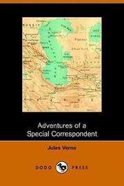 Cover of: Adventures of a Special Correspondent by Jules Verne