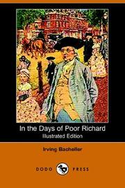 Cover of: In the Days of Poor Richard | Irving Bacheller