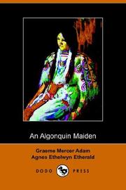 Cover of An Algonquin Maiden by G. Mercer Adam