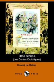 Cover of: Droll Stories (Les Contes Drolatiques) (Dodo Press) by Honoré de Balzac