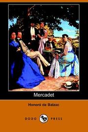 Cover of: Mercadet by Honoré de Balzac