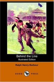 Cover of: Behind the Line by Ralph Henry Barbour