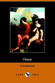 Cover of: Peace (Dodo Press) by Aristophanes