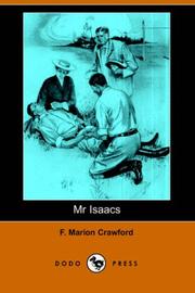 Cover of: Mr Isaacs (Dodo Press) by Francis Marion Crawford