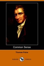 Cover of: Common Sense (Dodo Press) by Thomas Paine