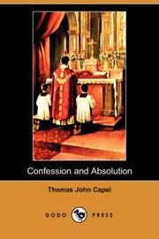 Cover of Confession and absolution