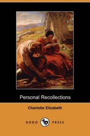 Personal Recollections by Charlotte Elizabeth