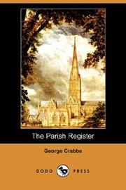 Cover of: The Parish Register (Dodo Press) by George Crabbe