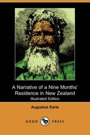 Cover of: A Narrative of a Nine Months' Residence in New Zealand (Illustrated Edition) (Dodo Press)