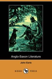 Cover of: Anglo-Saxon Literature (Dodo Press) by John Earle