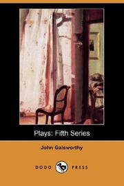 Cover of: Plays by John Galsworthy